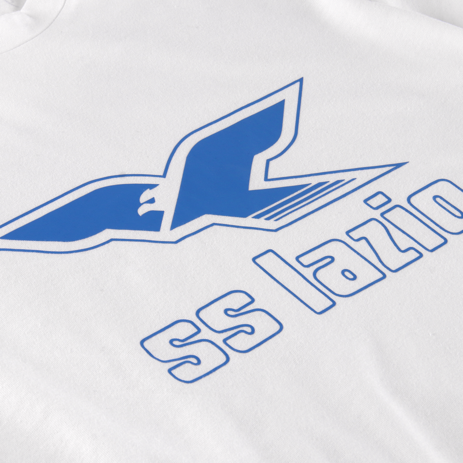 Mizuno 125th Anniversary S.S. Lazio Cotton Tee Logo Men White